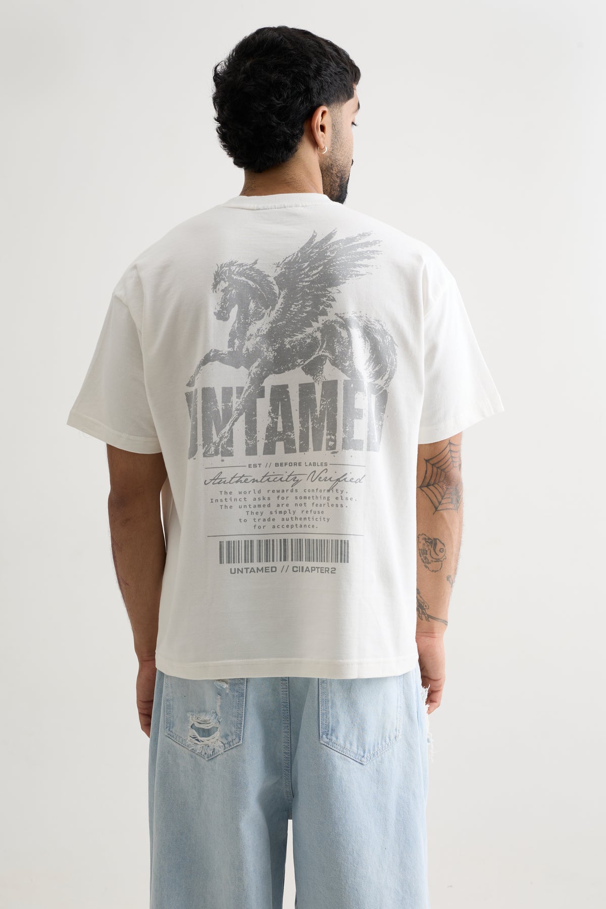 WHITE UNTAMED T-SHIRT