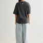 CHARCOAL WASH WAFFLE T-SHIRT