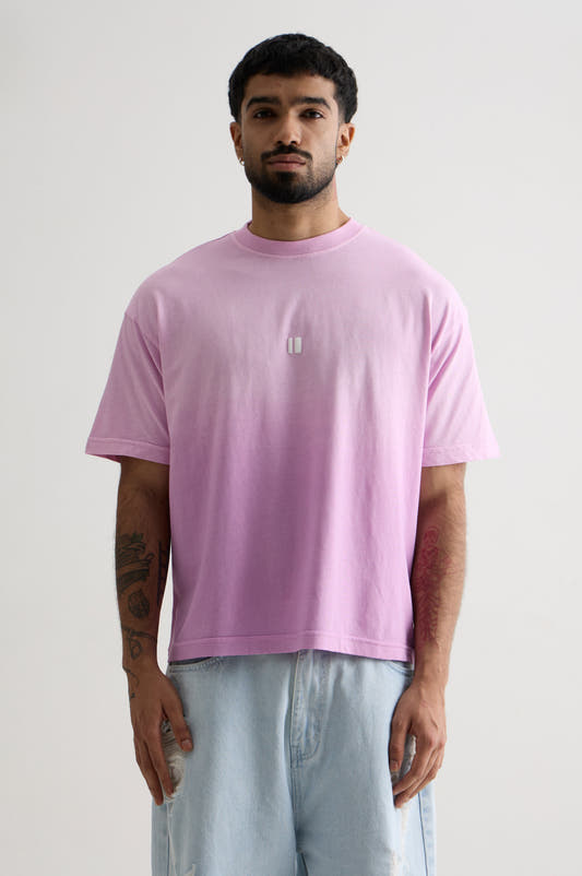 LILAC OMBRE WASH T-SHIRT