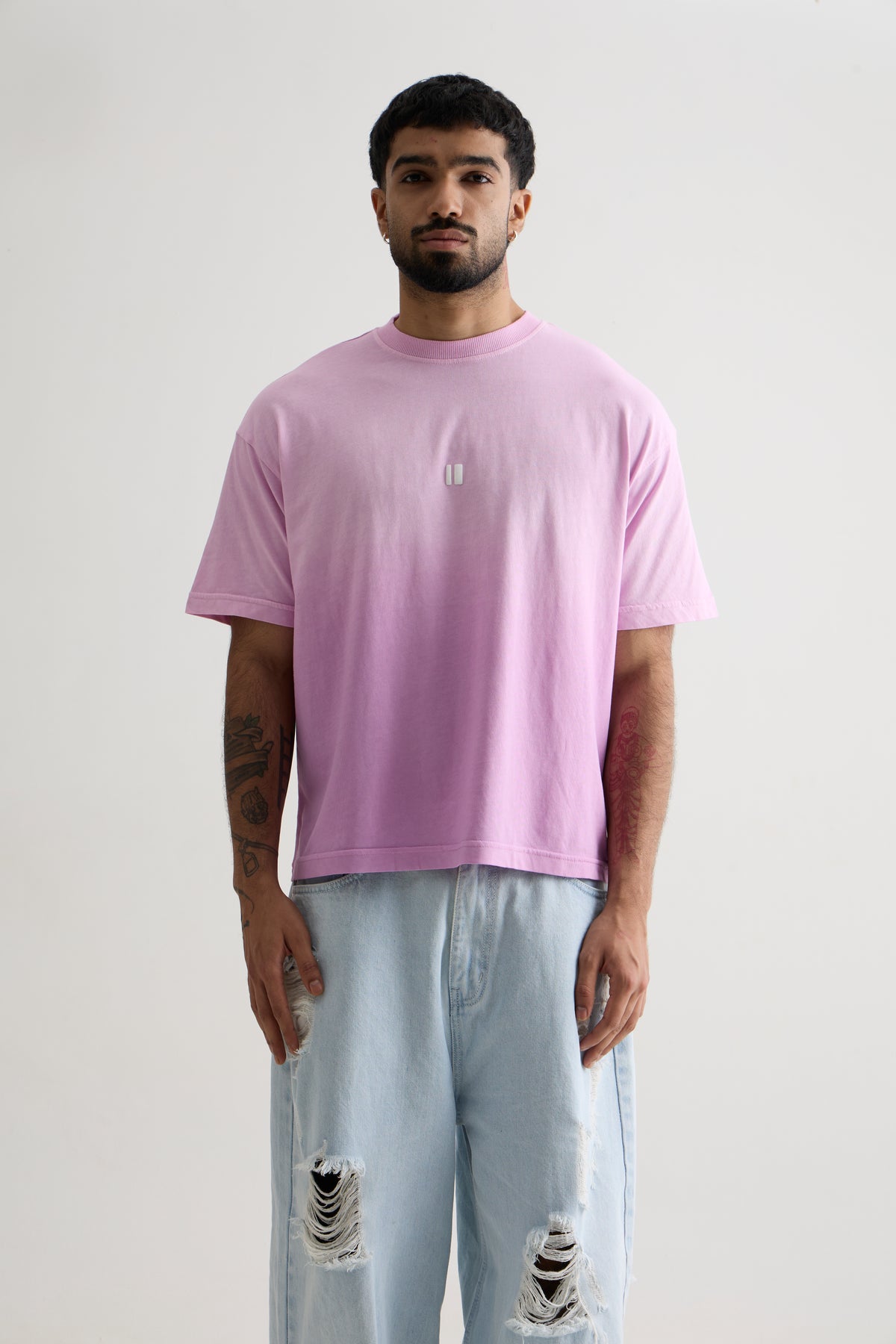 LILAC OMBRE WASH T-SHIRT