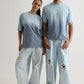 BLUE OMBRE WASH T-SHIRT