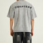 Flock Washed Light Grey Tshirt