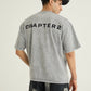 Flock Washed Light Grey Tshirt