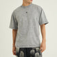 Flock Washed Light Grey Tshirt