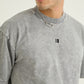 Flock Washed Light Grey Tshirt