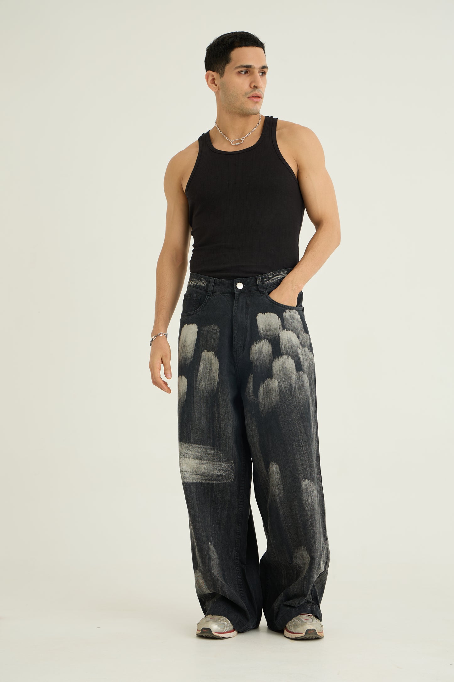 Brushed Baggy Denims