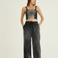 Spray Washed Black Set