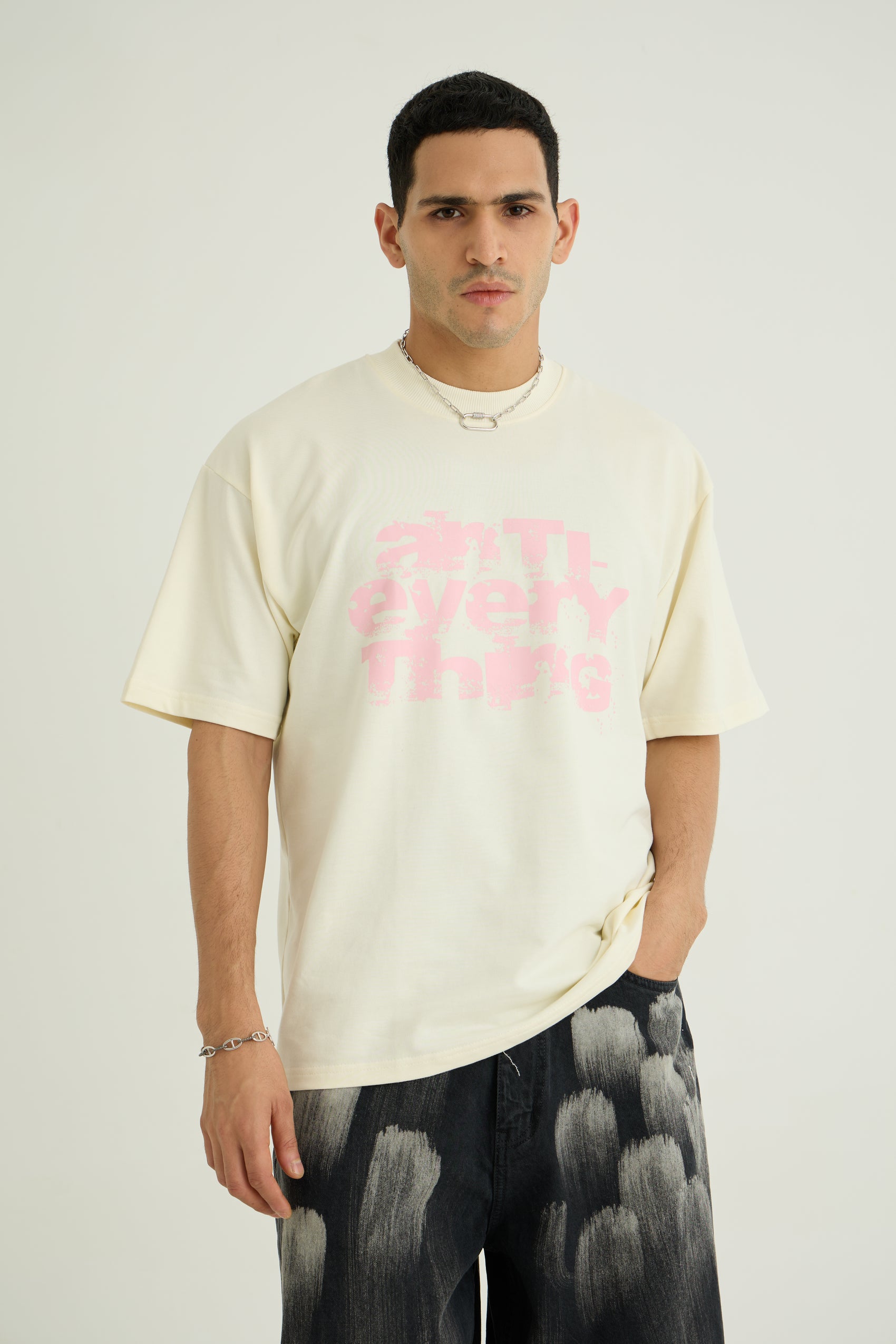 Anti Everything Off White Tshirt