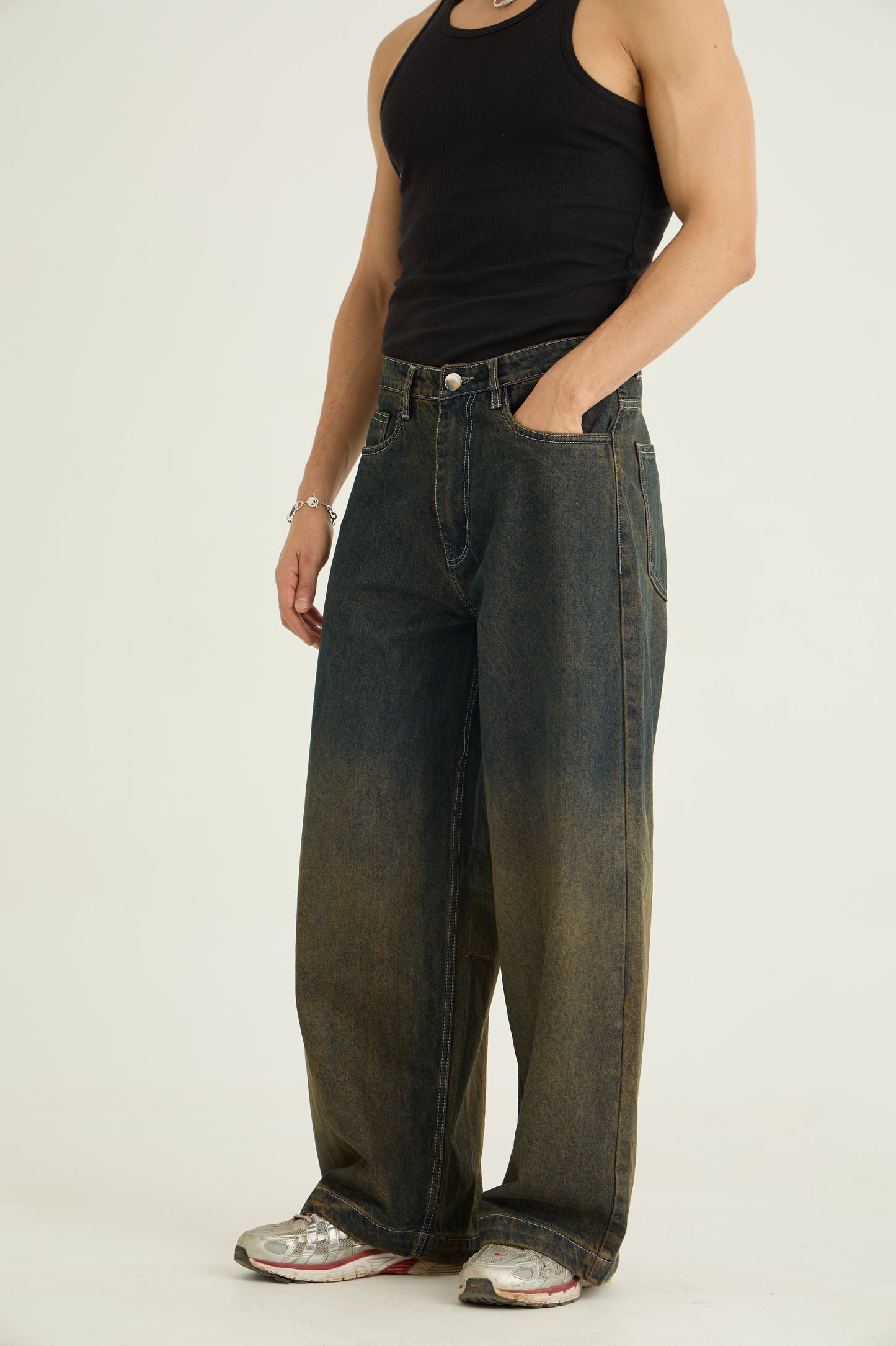 Ombre Wash Black Denims