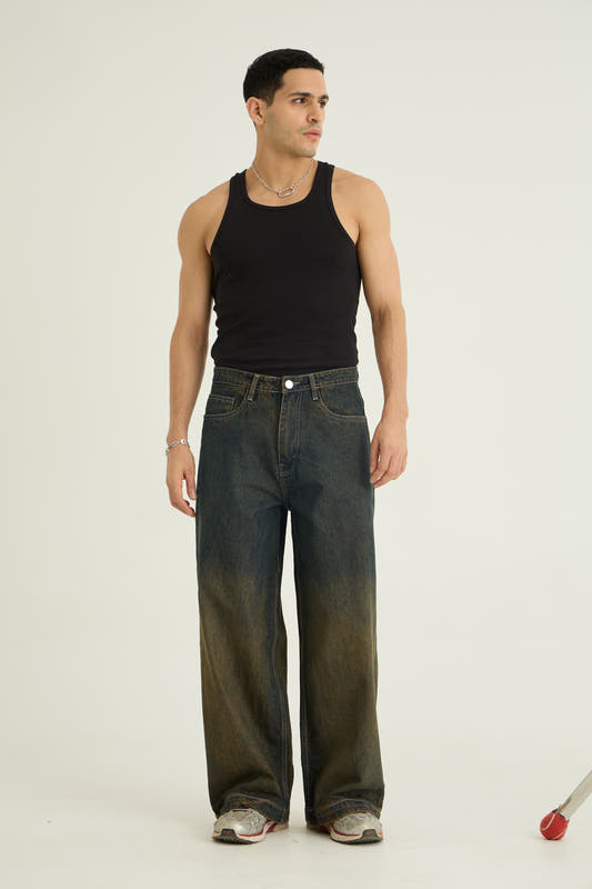 Chapter2Drip Ombre Wash Black denims — view 2