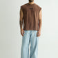 MINERAL WASH BROWN VEST