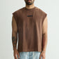 MINERAL WASH BROWN VEST