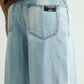 Light Blue Brushed Baggy jeans
