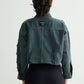 Olive Cropped Jacket