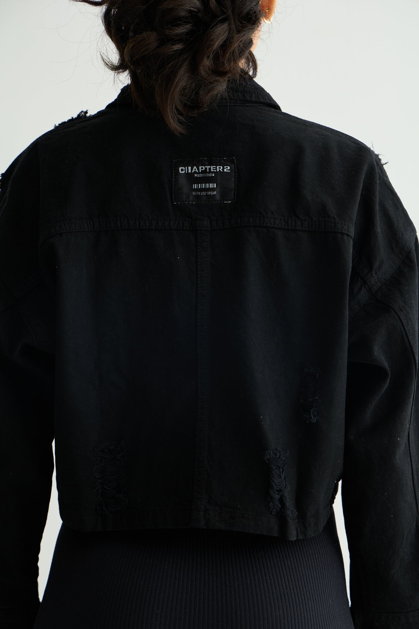 Black Cropped Jacket