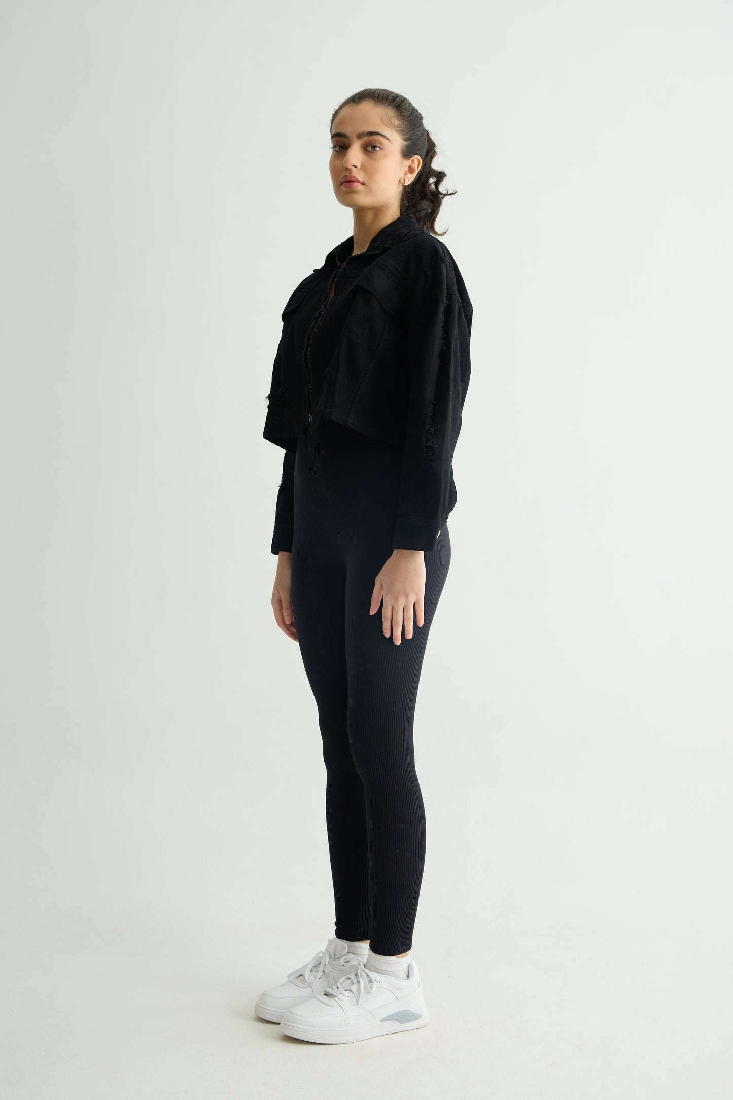 Black Cropped Jacket
