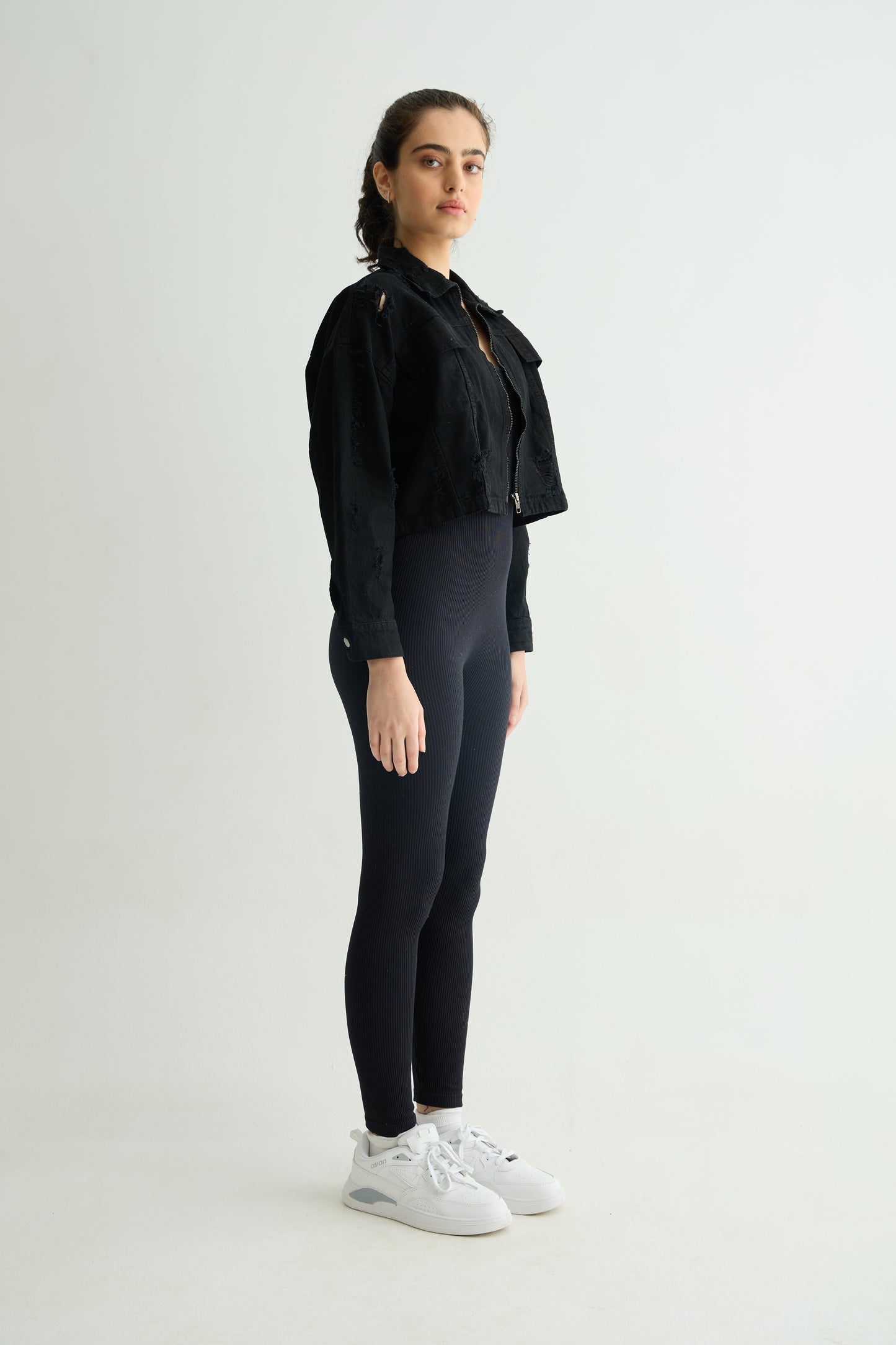 Black Cropped Jacket