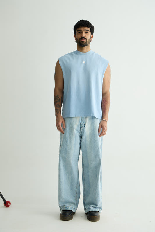 Chapter2Drip Washed Blue vest — view 2
