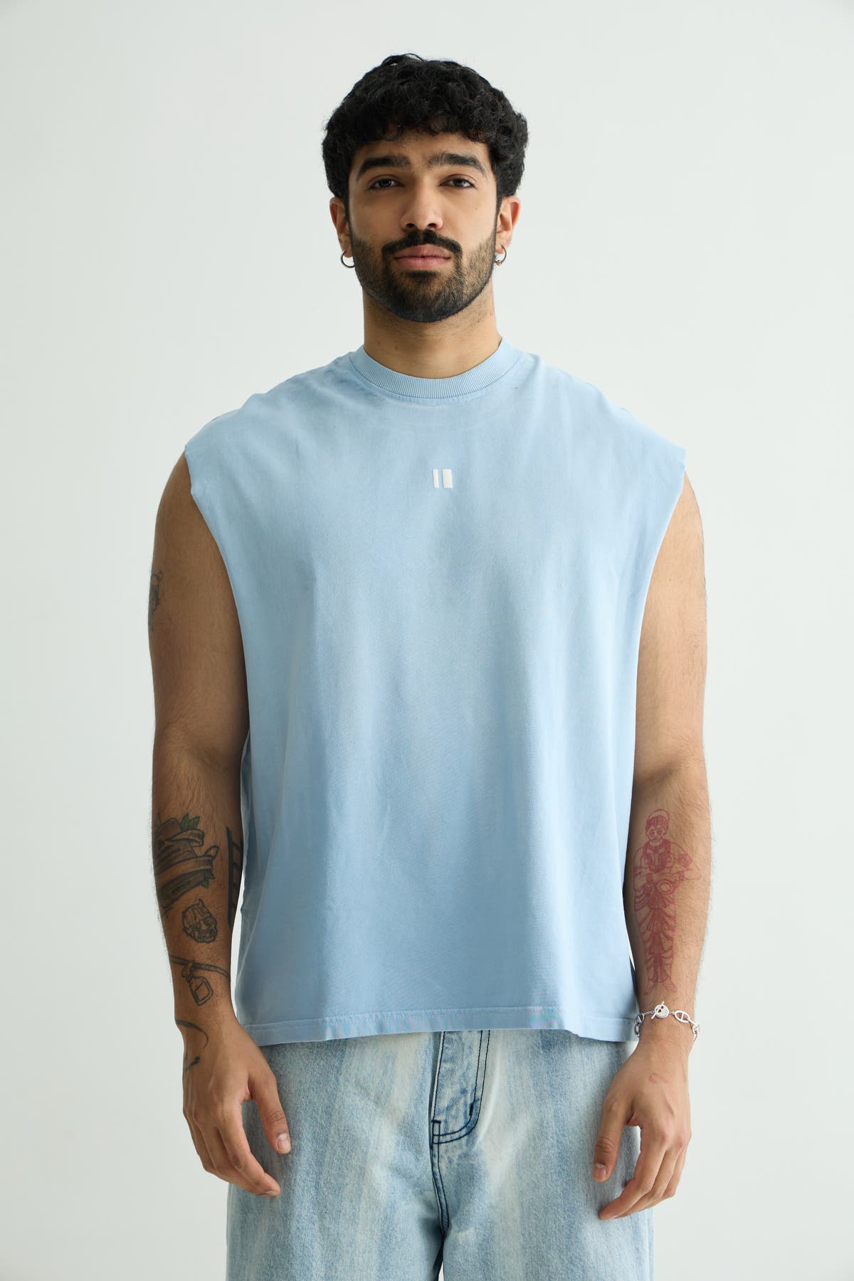 Chapter2Drip Washed Blue vest
