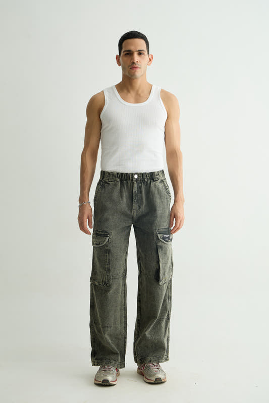 Chapter2Drip Dark Olive utility cargo — view 2