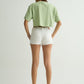 Chapter2Drip Mint Green cropped tee — view 4