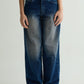 Oversized Washed Blue Denim