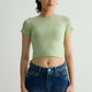 Baby Tee Mint Green