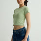 Baby Tee Mint Green