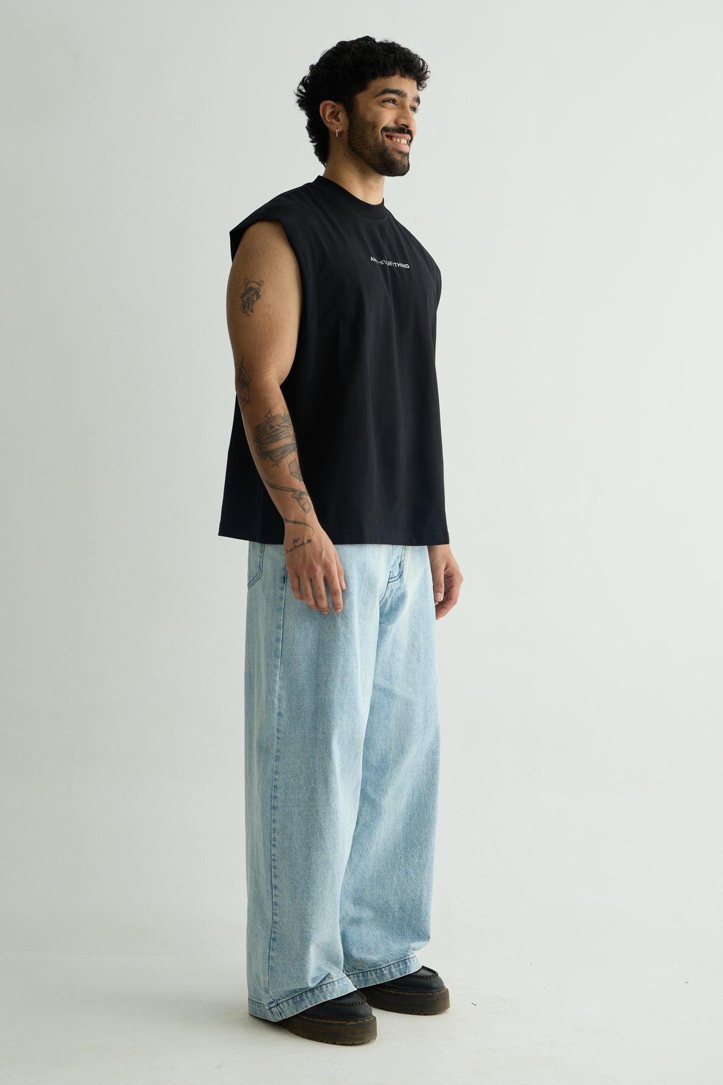 Anti-Everything Club Vest Black