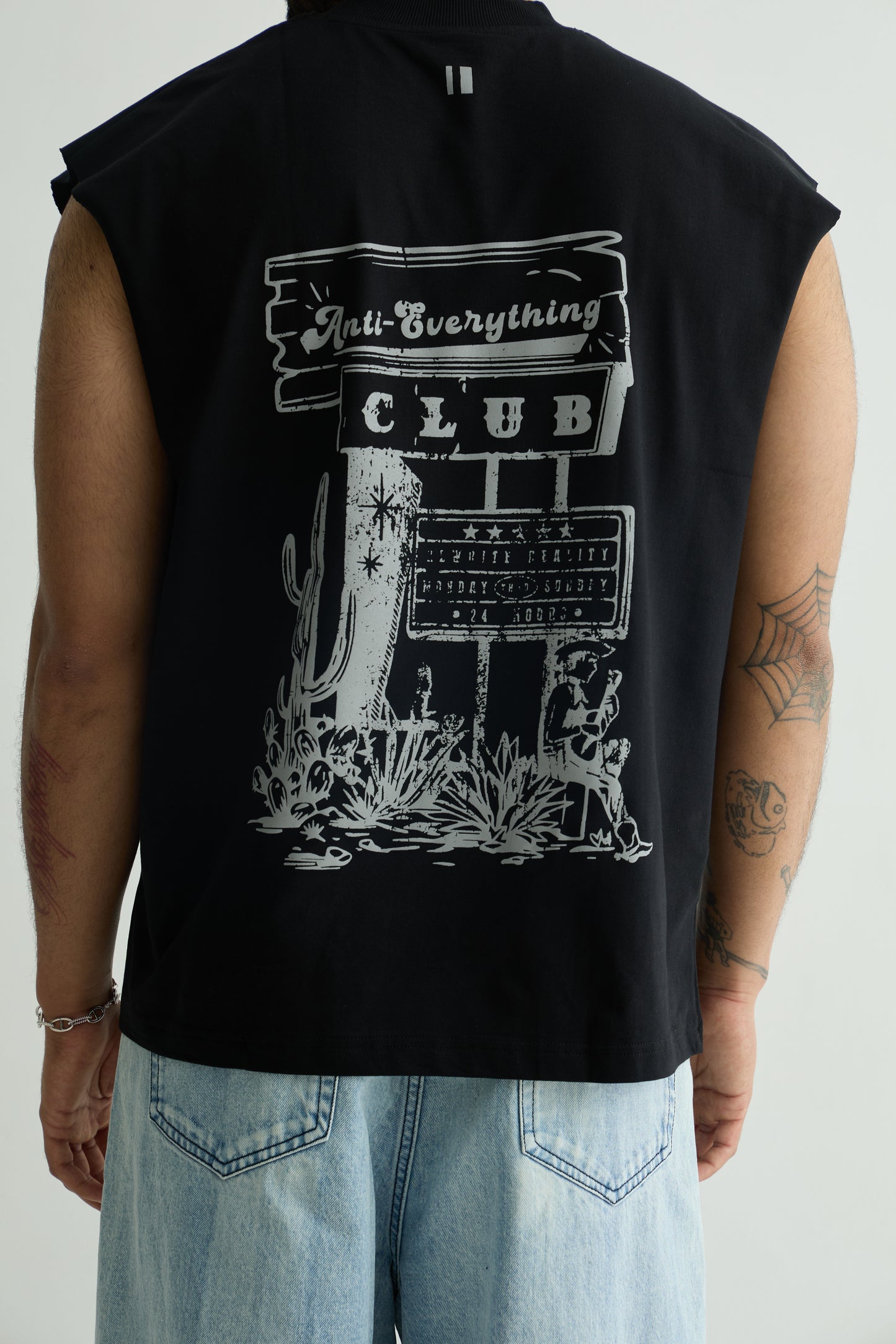 Anti-Everything Club Vest Black