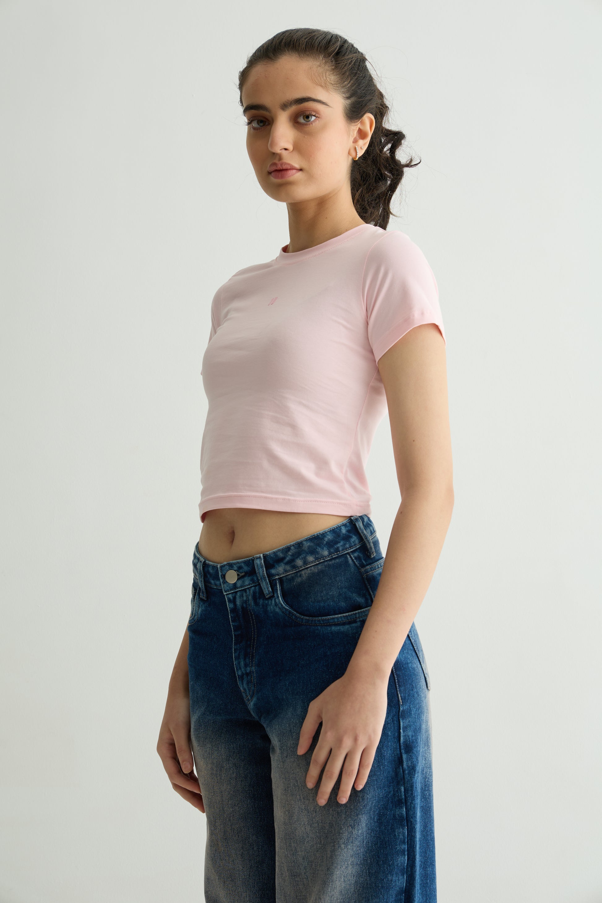 Chapter2Drip Light Pink baby tee — view 3
