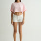 Cropped Tee Baby Pink