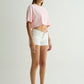 Cropped Tee Baby Pink