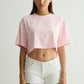 Cropped Tee Baby Pink