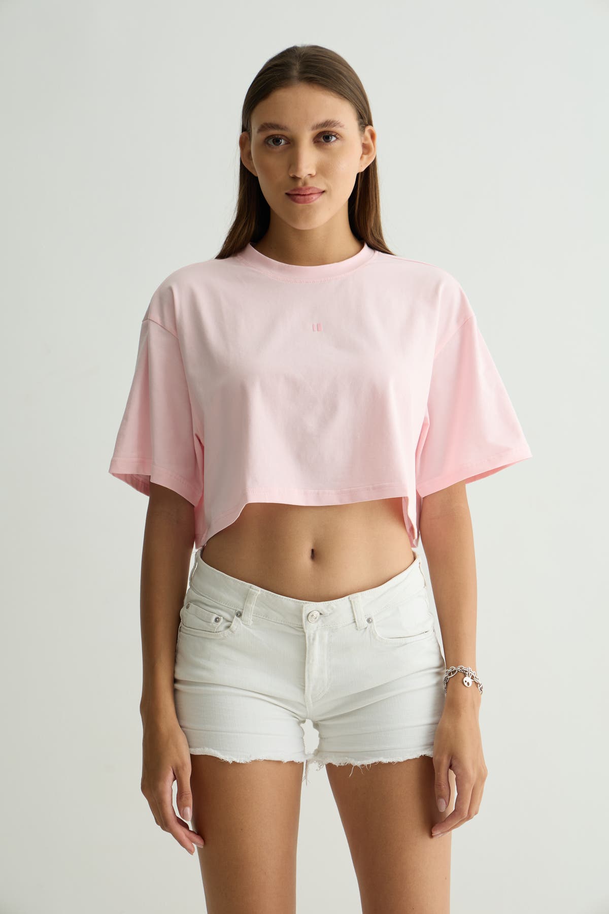 Chapter2Drip Baby Pink cropped tee