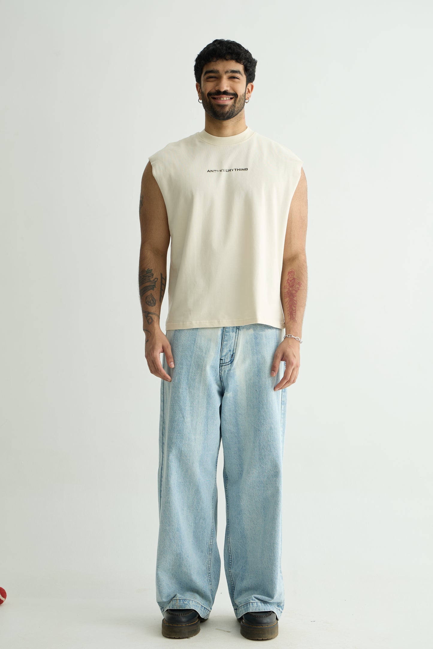 Anti-Everything Club Vest Beige