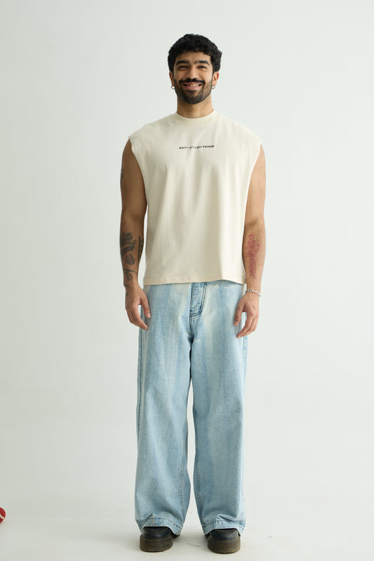 Anti-Everything Club Vest Beige