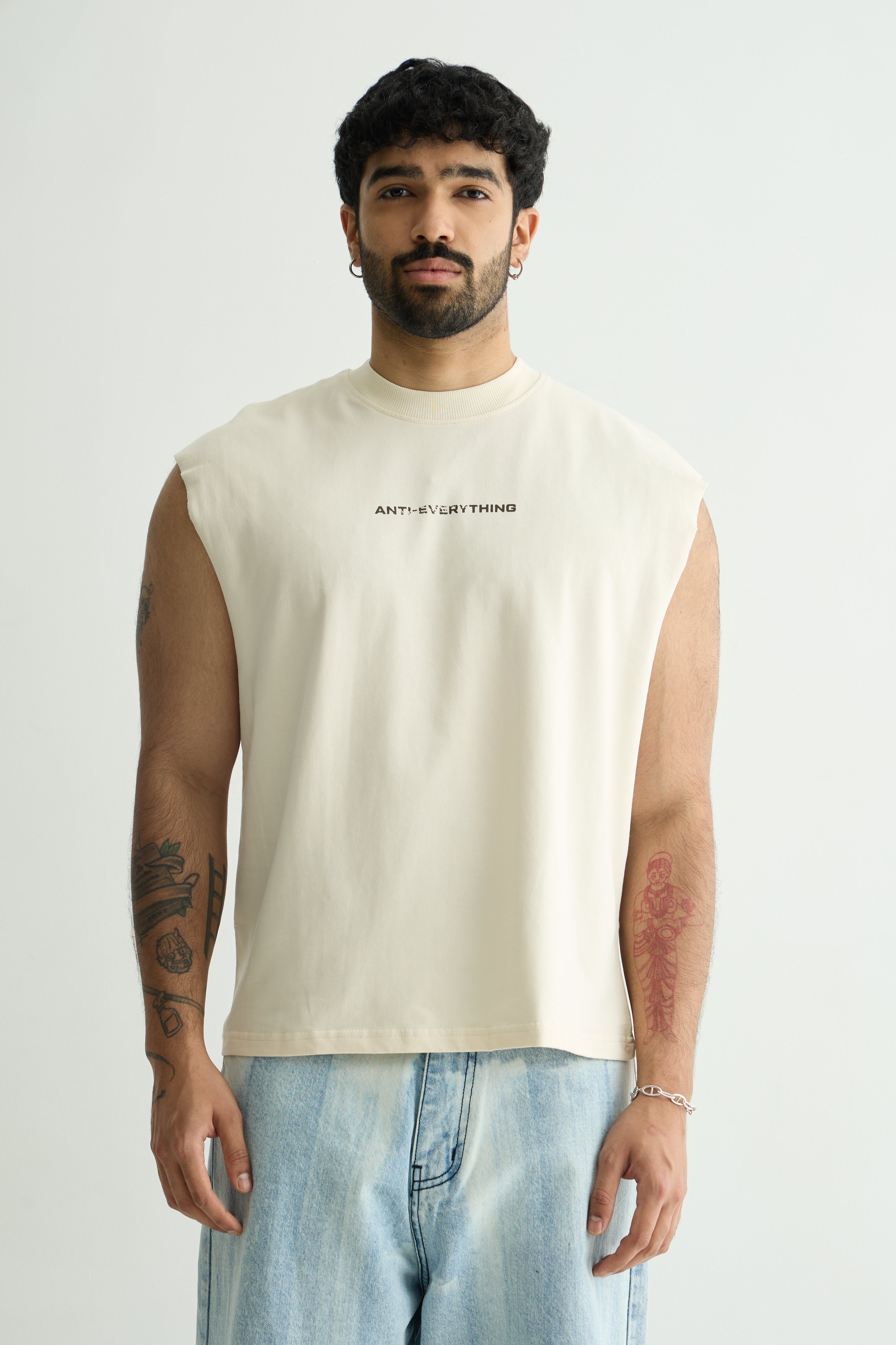 Anti-Everything Club Vest Beige