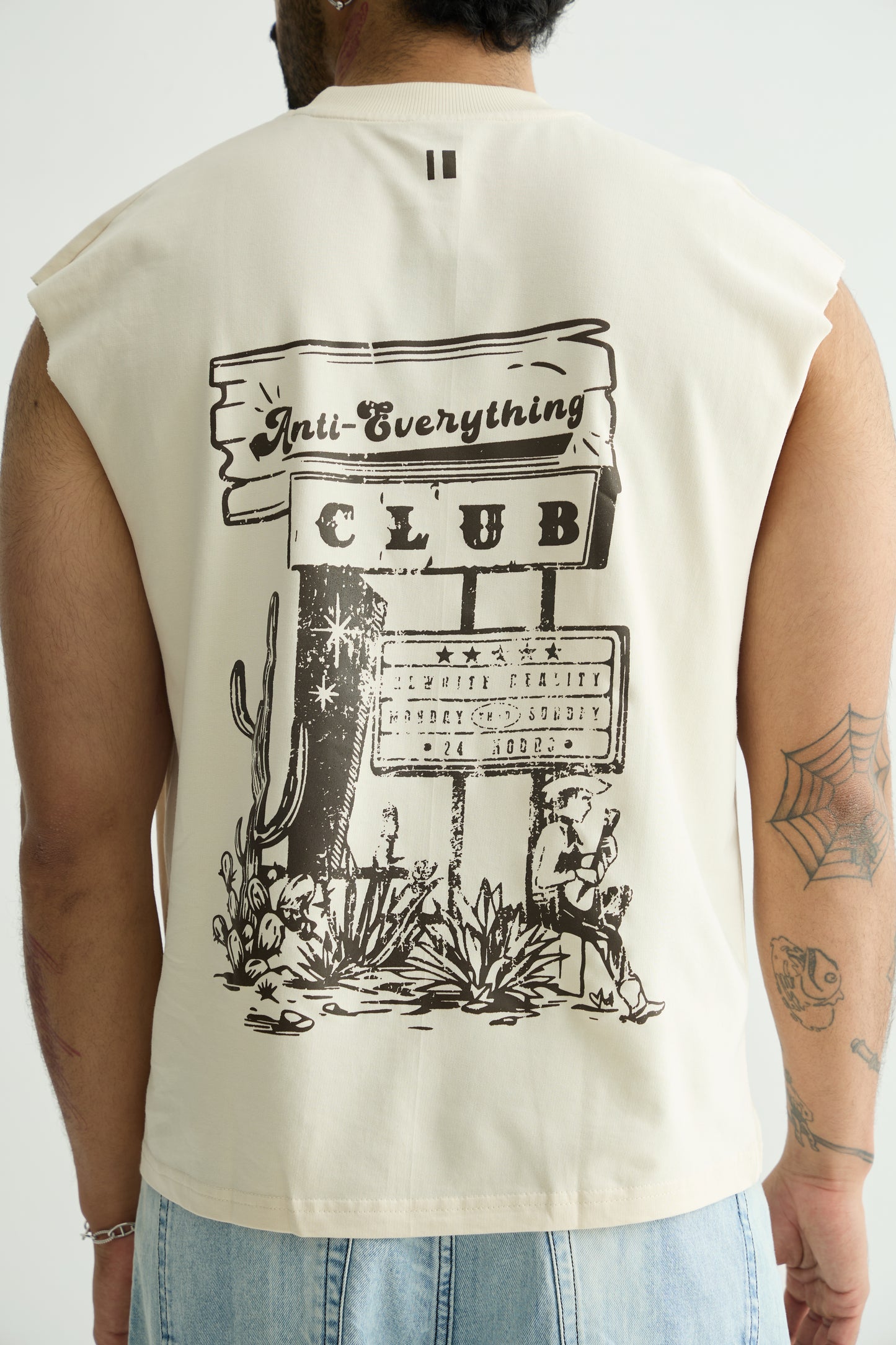 Anti-Everything Club Vest Beige