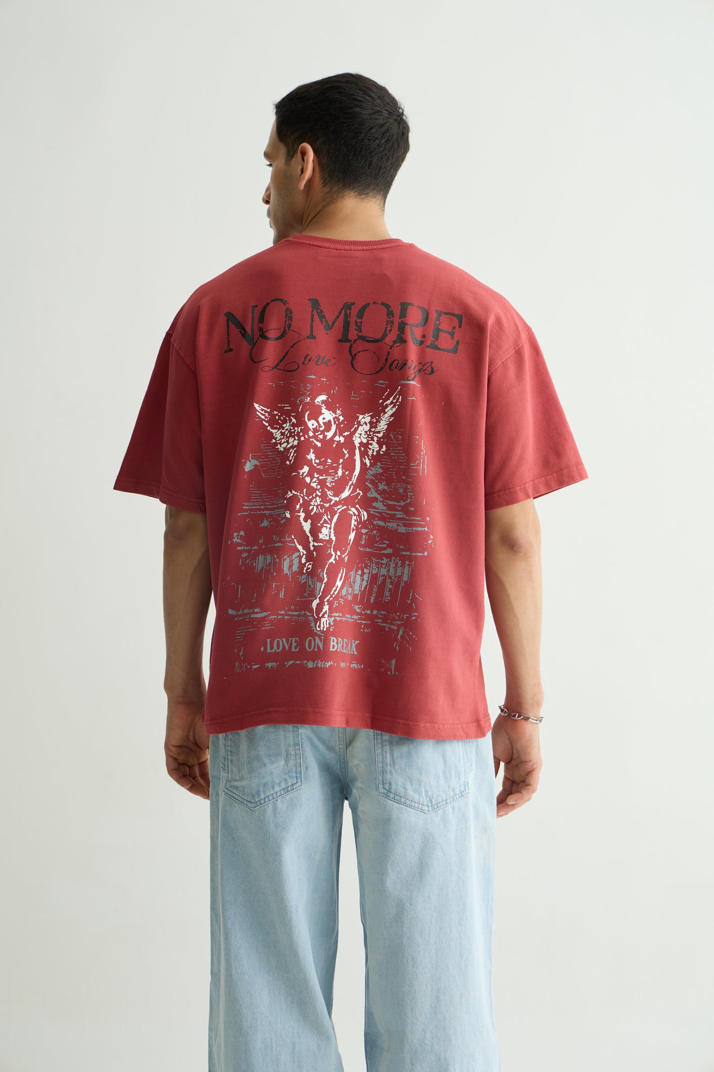 Burgundy No More Love Songs T-Shirt