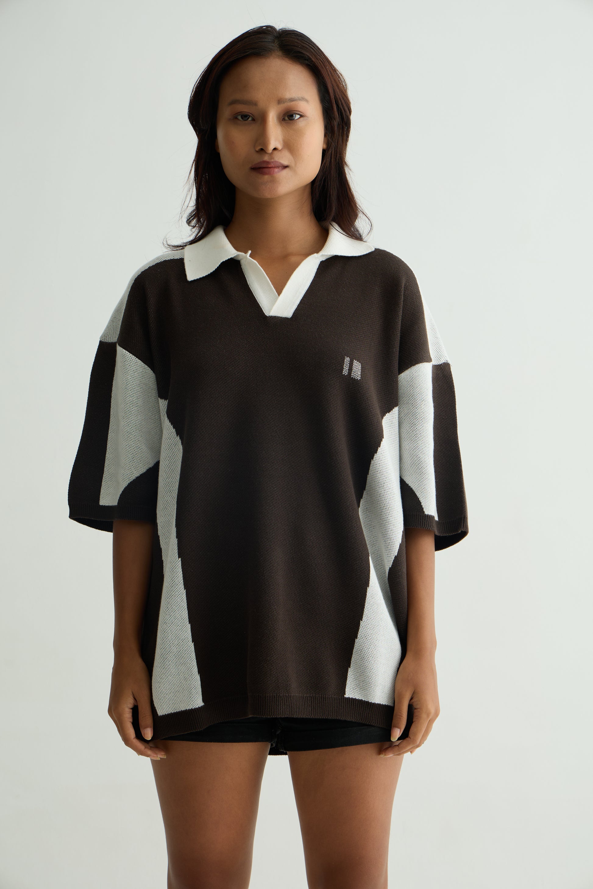 Chapter2Drip Mocha knit polo — view 5