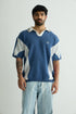 Chapter2Drip Blue knit polo