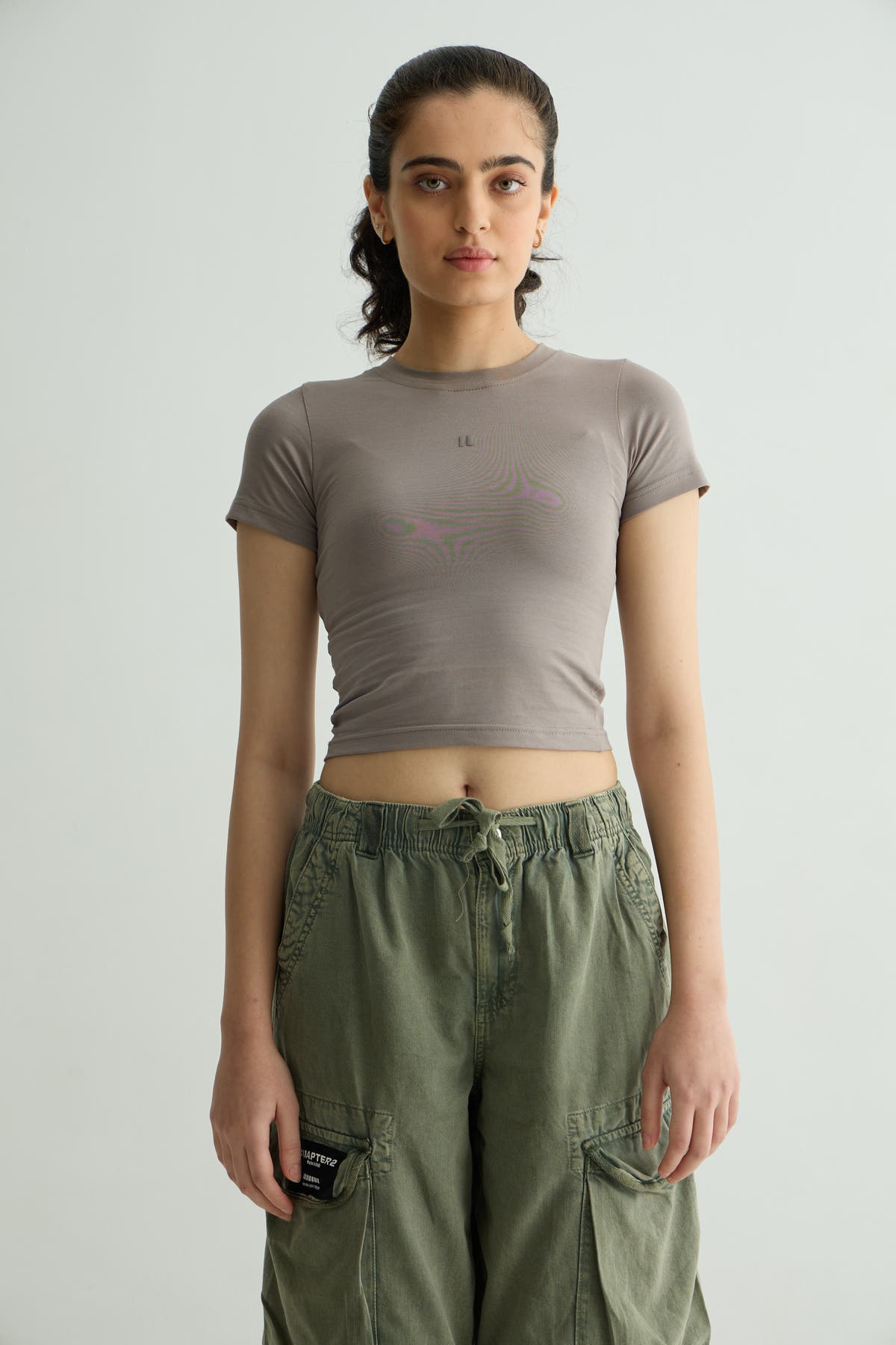 Chapter2Drip Grey baby tee