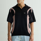 Black Knit Polo