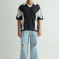 Chapter2Drip Charcoal knit polo — view 2