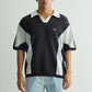 Chapter2Drip Charcoal knit polo