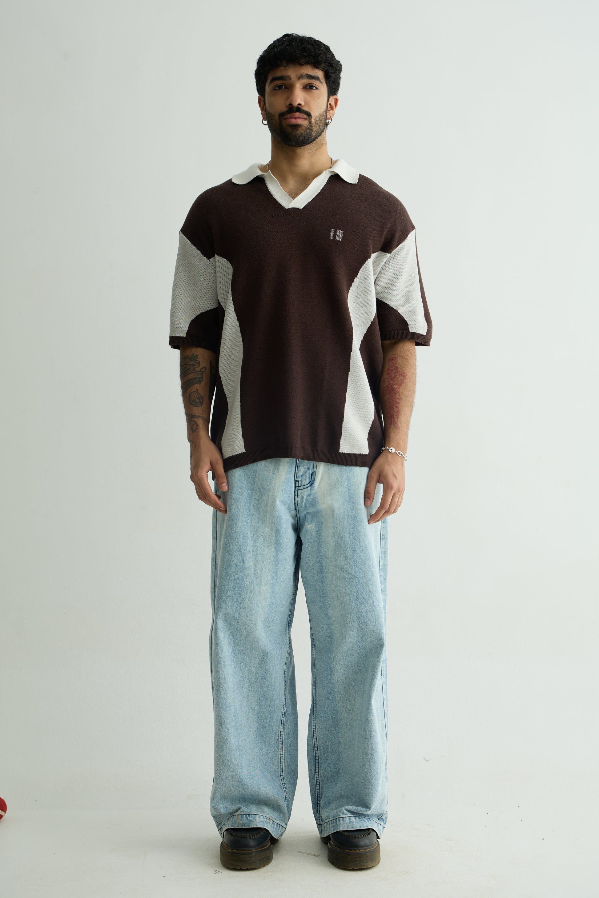 Chapter2Drip Mocha knit polo — view 2