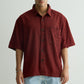 Chapter2Drip Maroon denim shirt