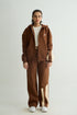 Chapter2Drip Mocha everyday zipper hoodie & sweatpants set