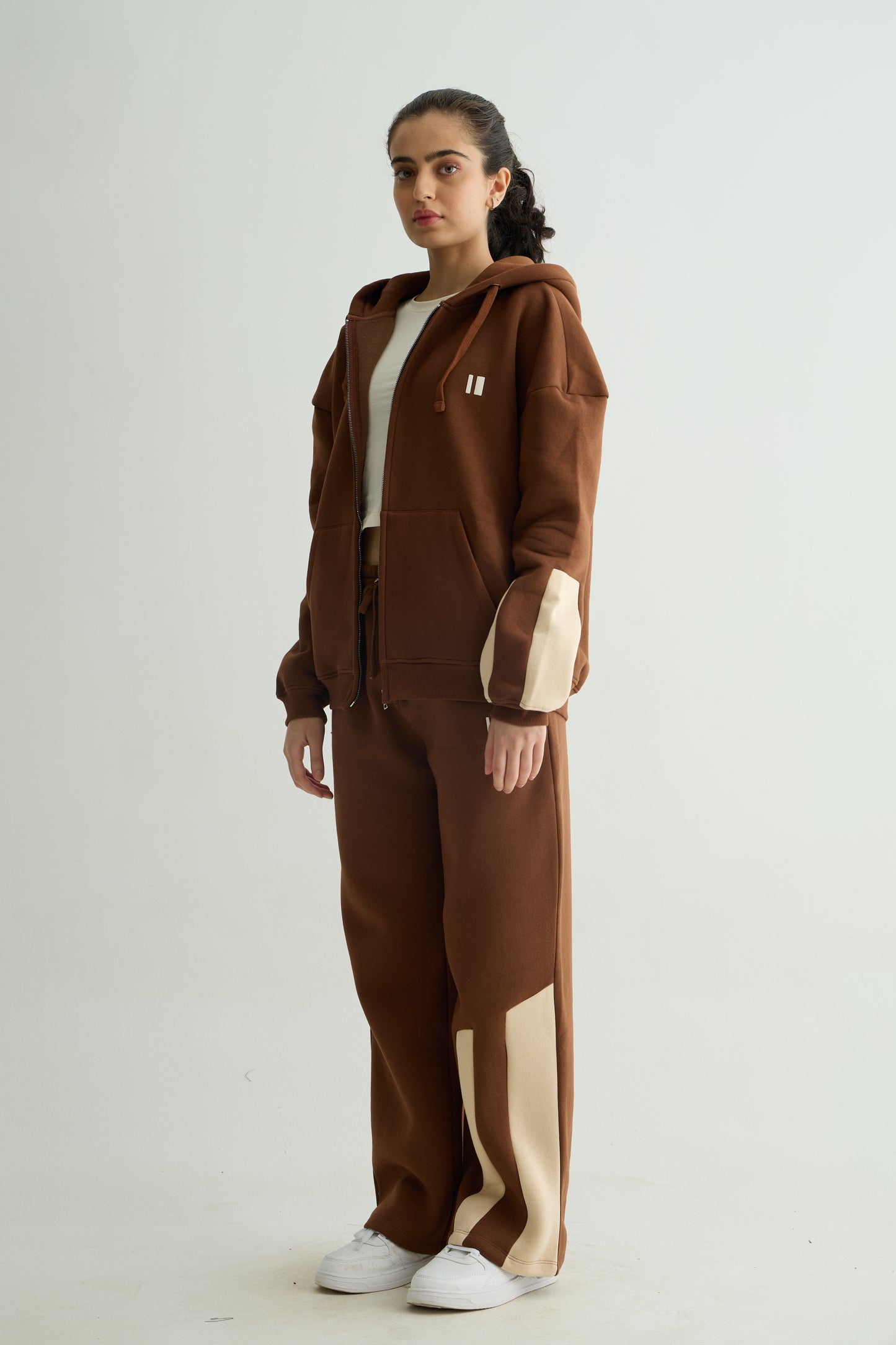 Chapter2Drip Mocha everyday zipper hoodie & sweatpants set — view 3